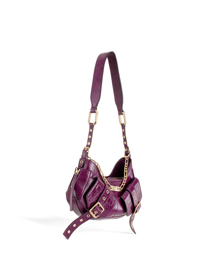 Biasia Bags Purple Cowskin
