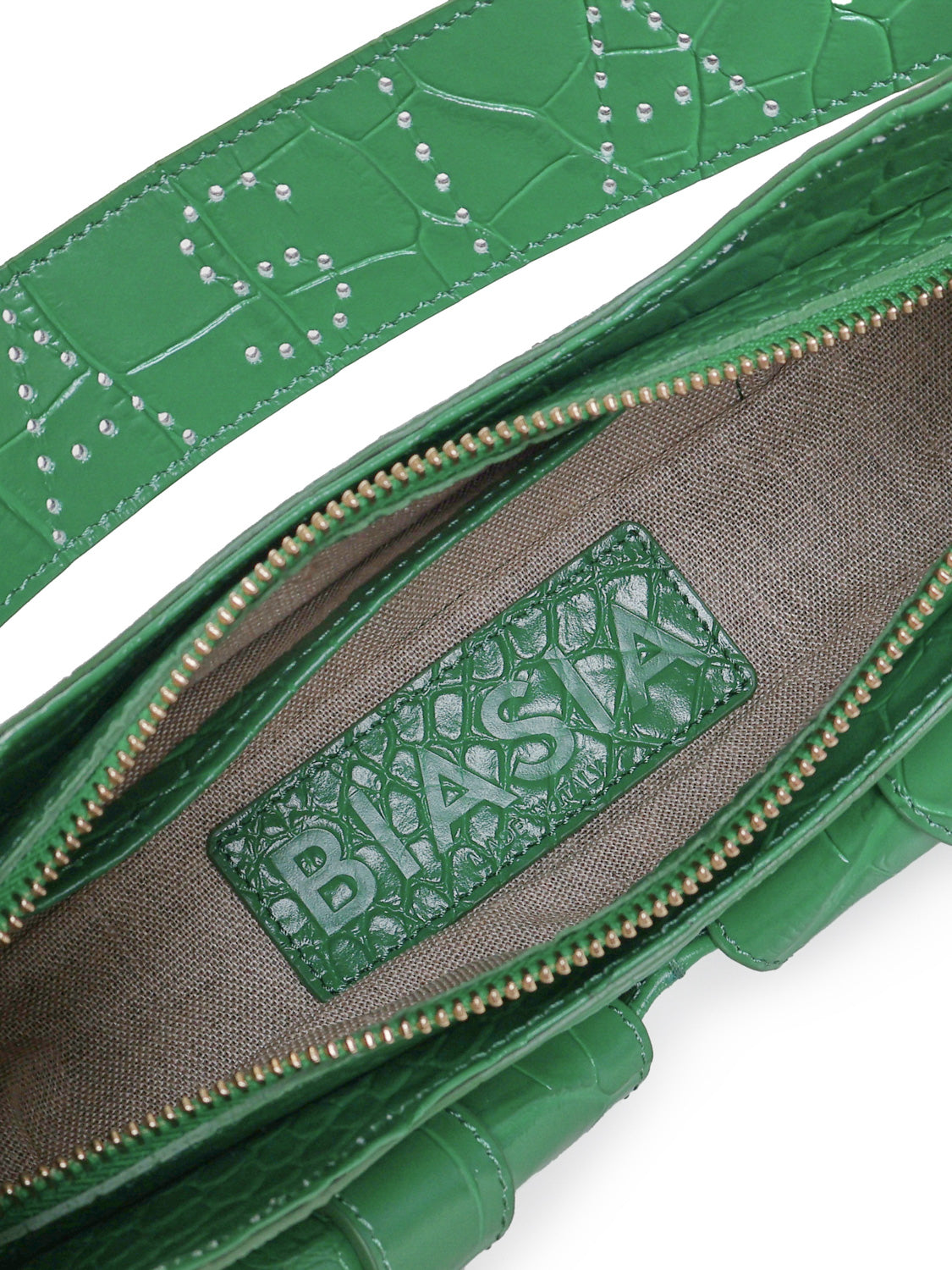 BIASIA Bags Emerald Green Cowskin
