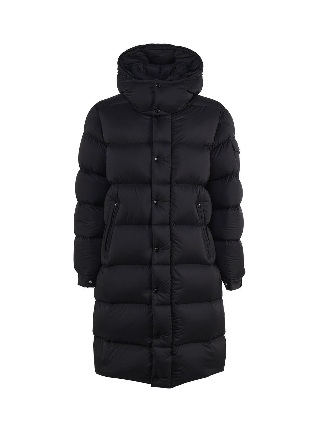 Moncler Coats Black Polyamide