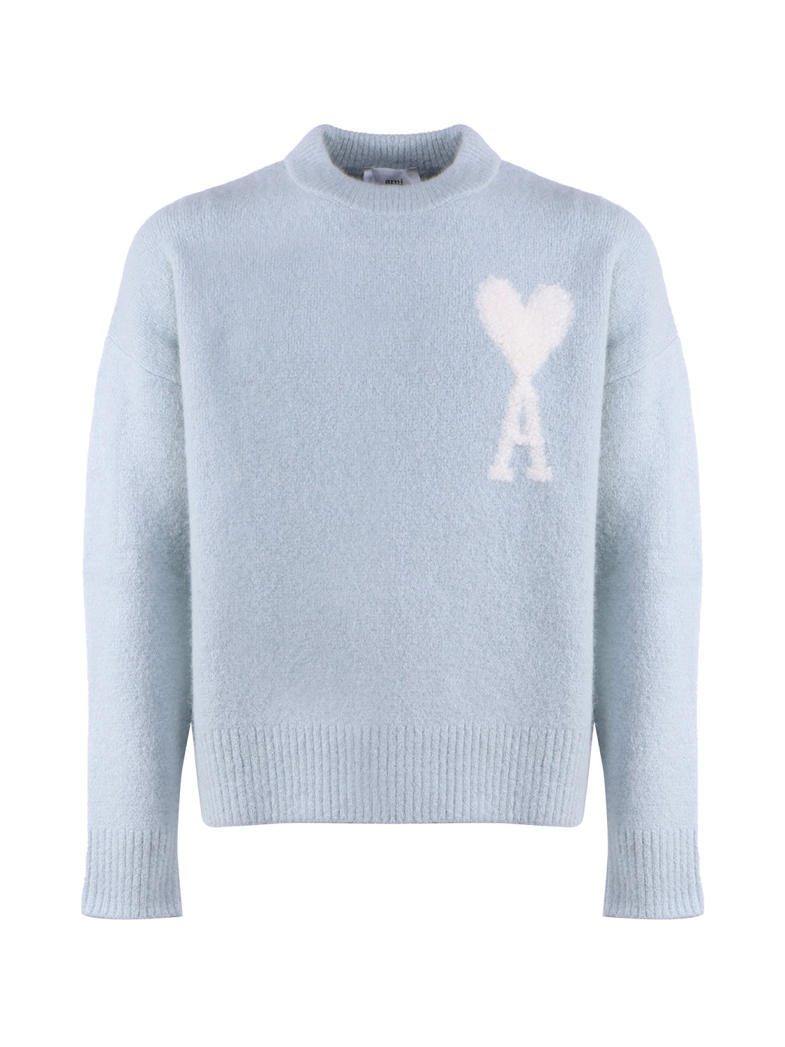 Ami Paris Sweaters Aquamarine Wool