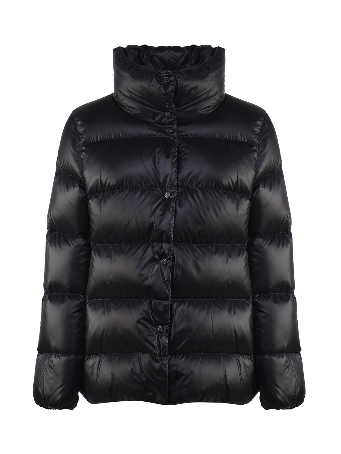 Moncler Coats Black Outer: Polyamide/nylon