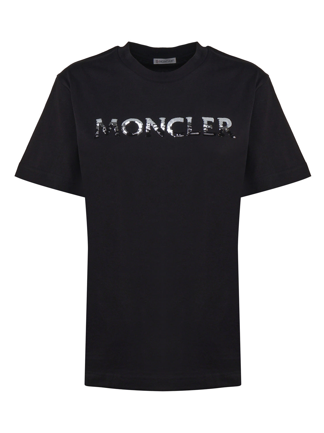 Moncler T-Shirts And Polos Black Cotton