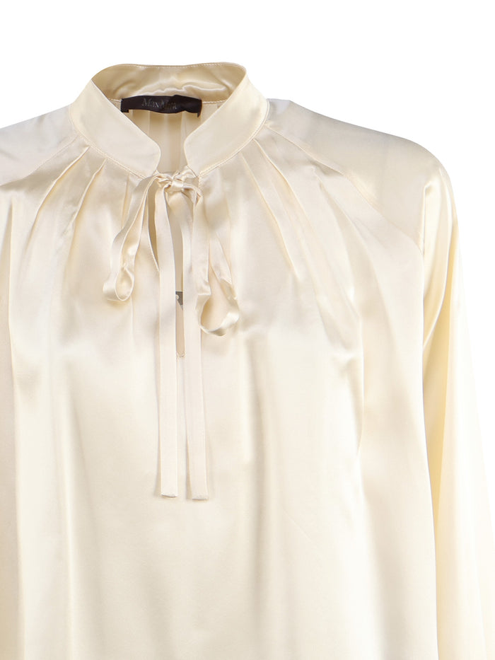 Max Mara Shirts White Silk