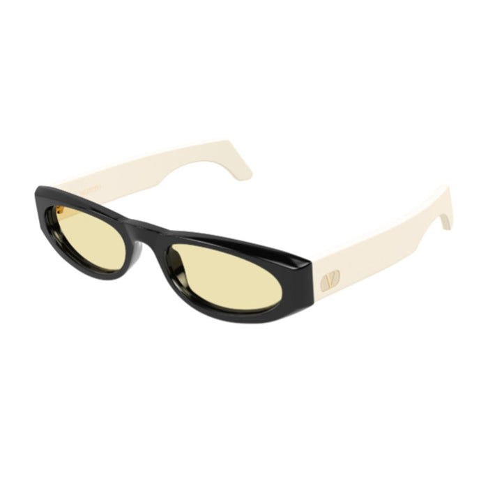 Valentino Vg0007s Linea V Logo Black Acetato Riciclato Sunglasses