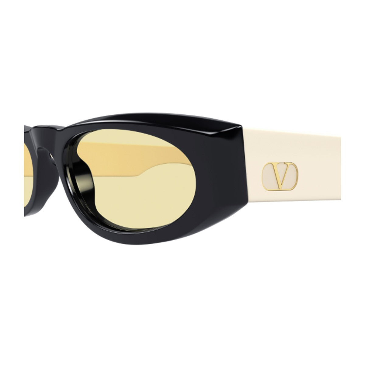 Valentino Vg0007s Linea V Logo Black Acetato Riciclato Sunglasses