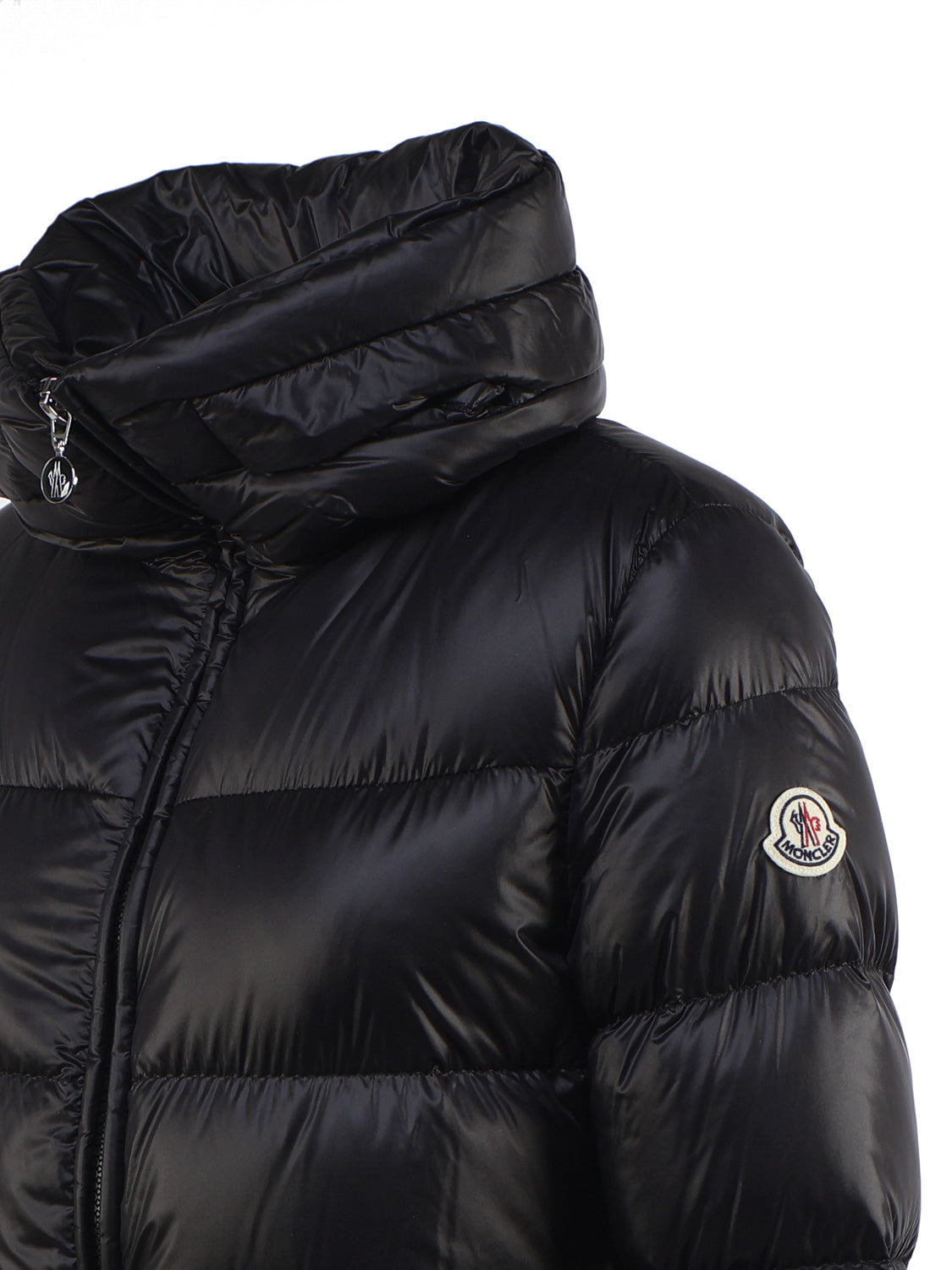 Moncler Coats Black Polyamide