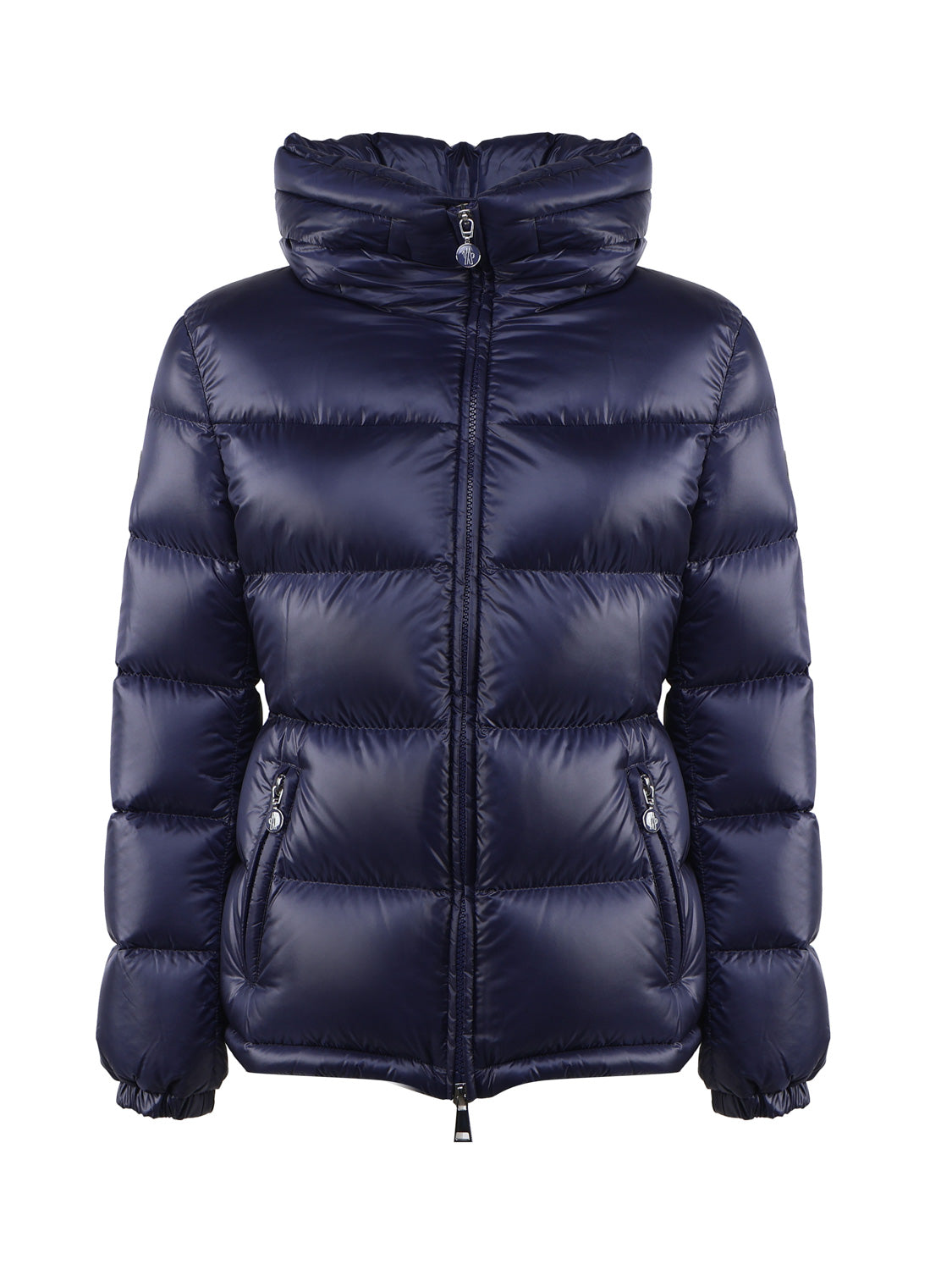 Moncler Coats Blue Polyamide