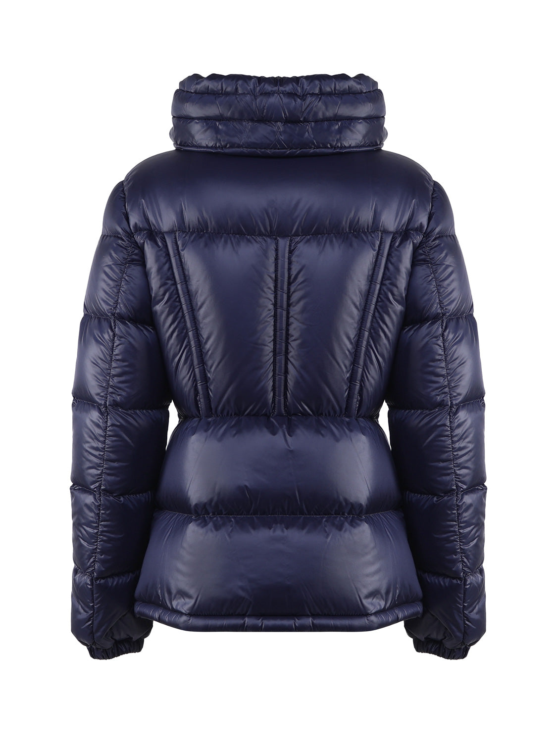 Moncler Coats Blue Polyamide