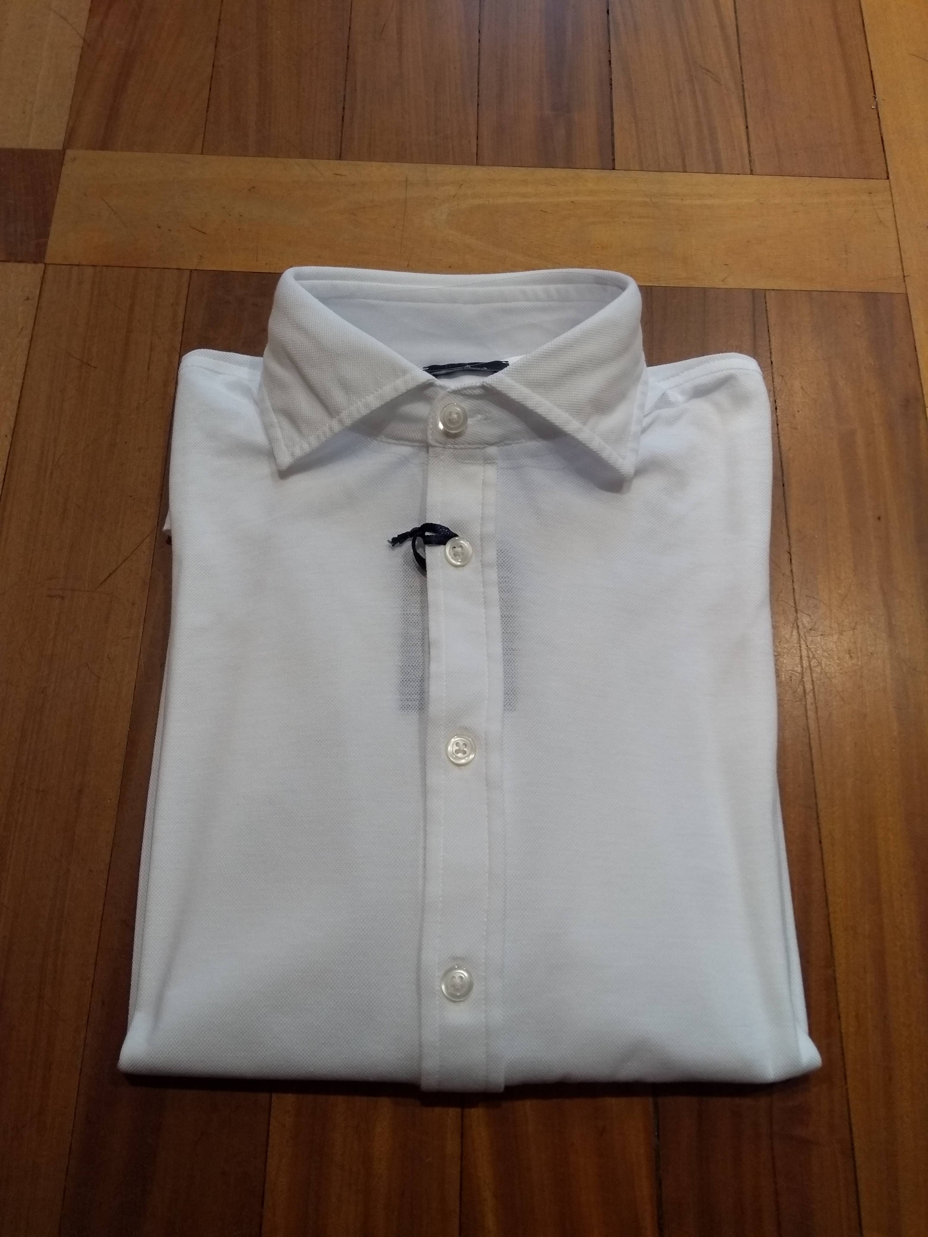 Knitwear White Cotton Shirt