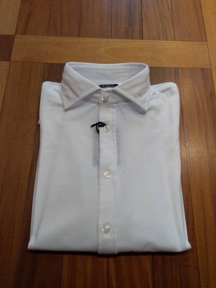 Knitwear White Cotton Shirt