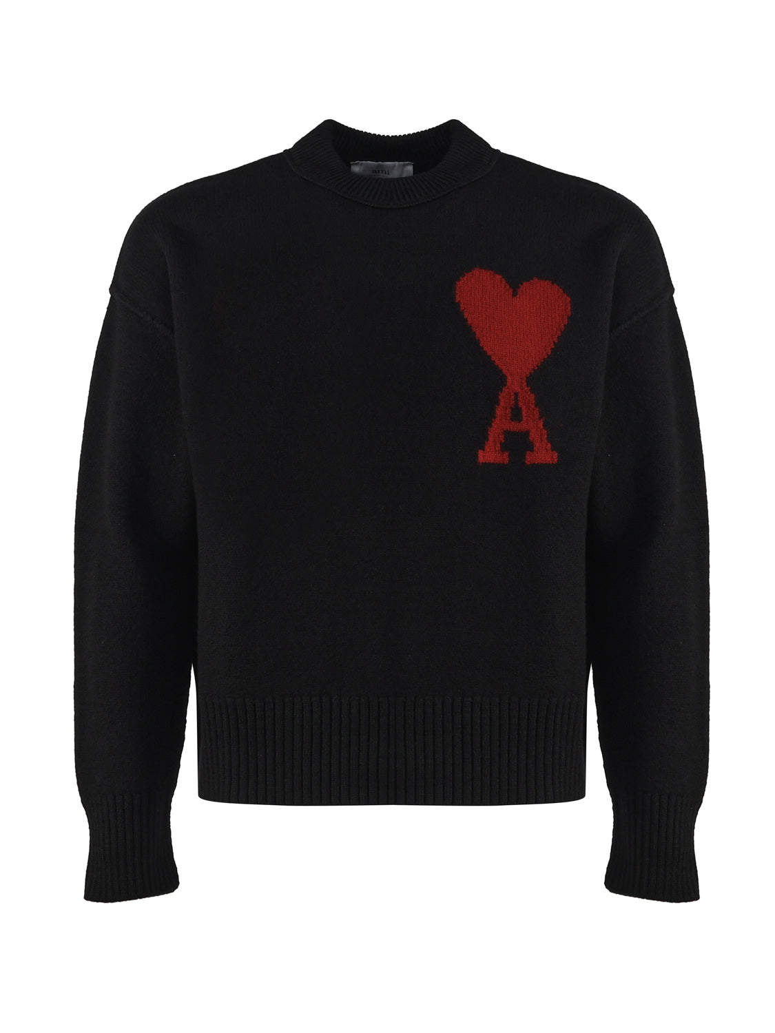 Ami Paris Sweaters Black Wool