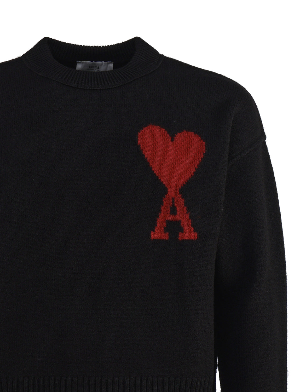Ami Paris Sweaters Black Wool