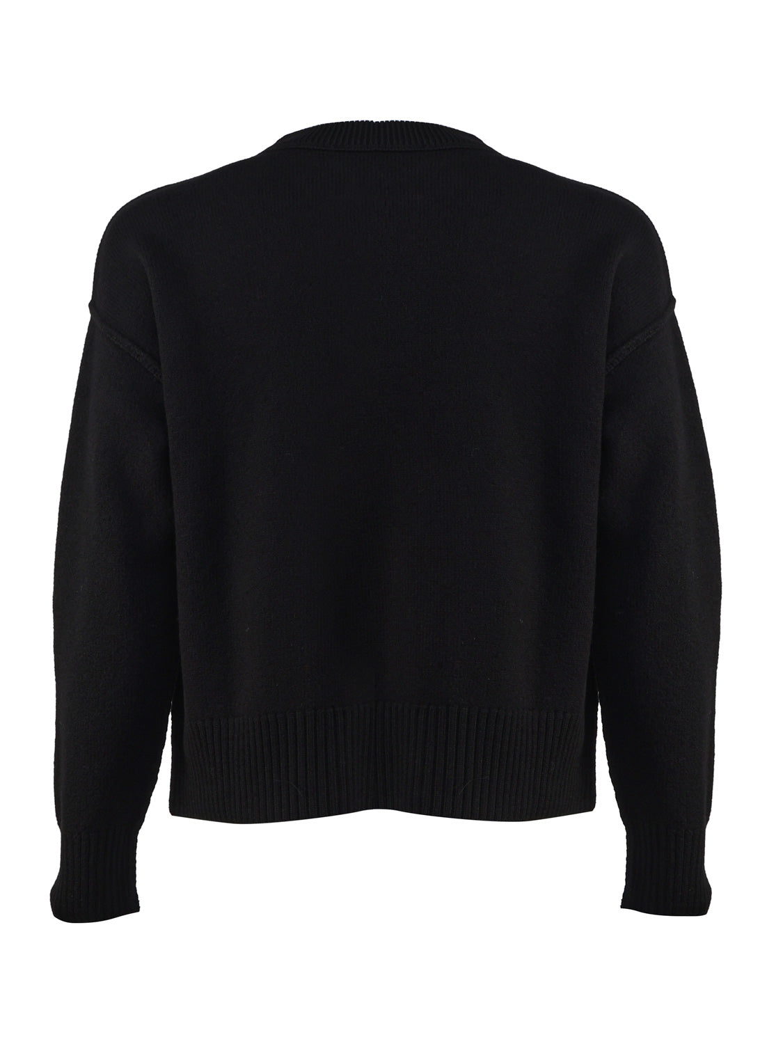 Ami Paris Sweaters Black Wool