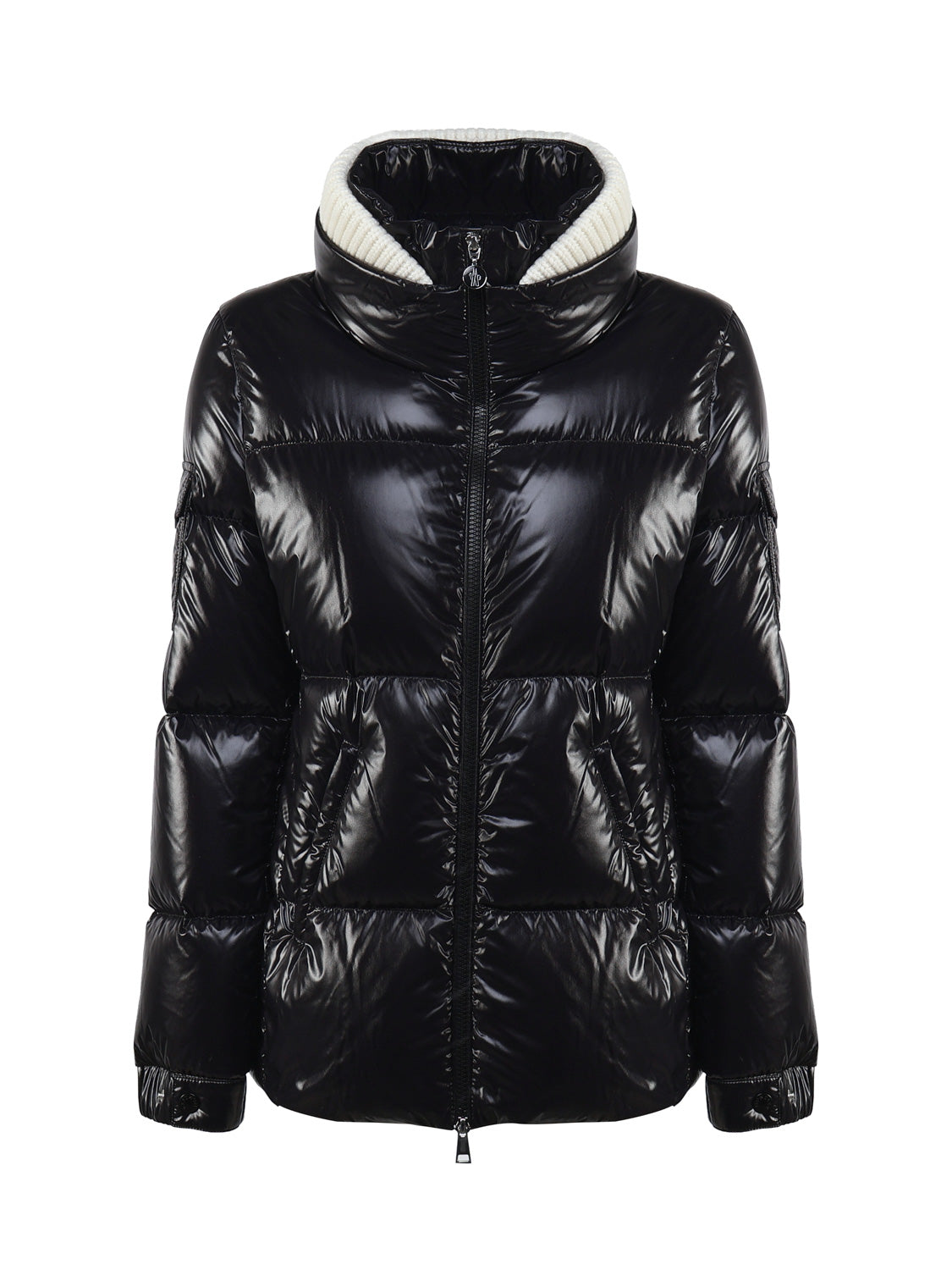Moncler Coats Black Outer: Polyamide/nylon