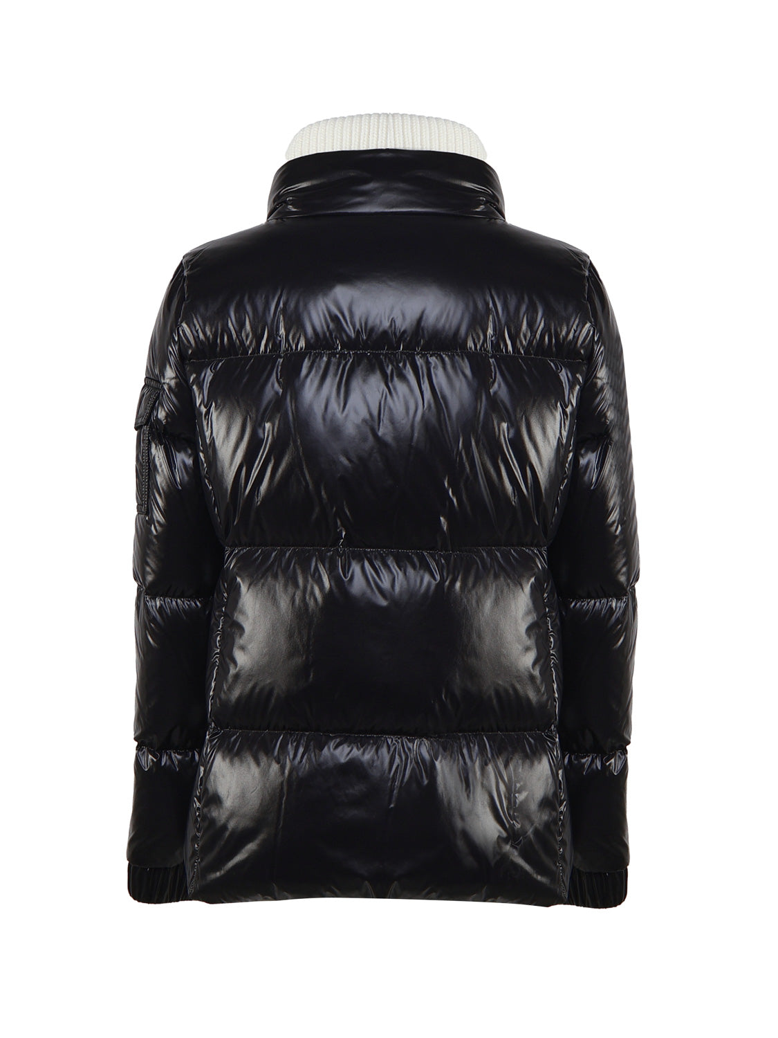 Moncler Coats Black Outer: Polyamide/nylon