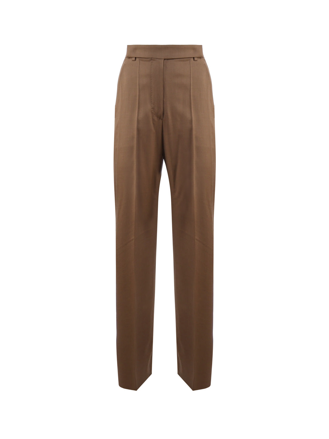 Max Mara Rtw Brown Virgin Wool