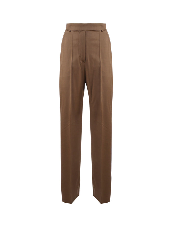 Max Mara Rtw Brown Virgin Wool