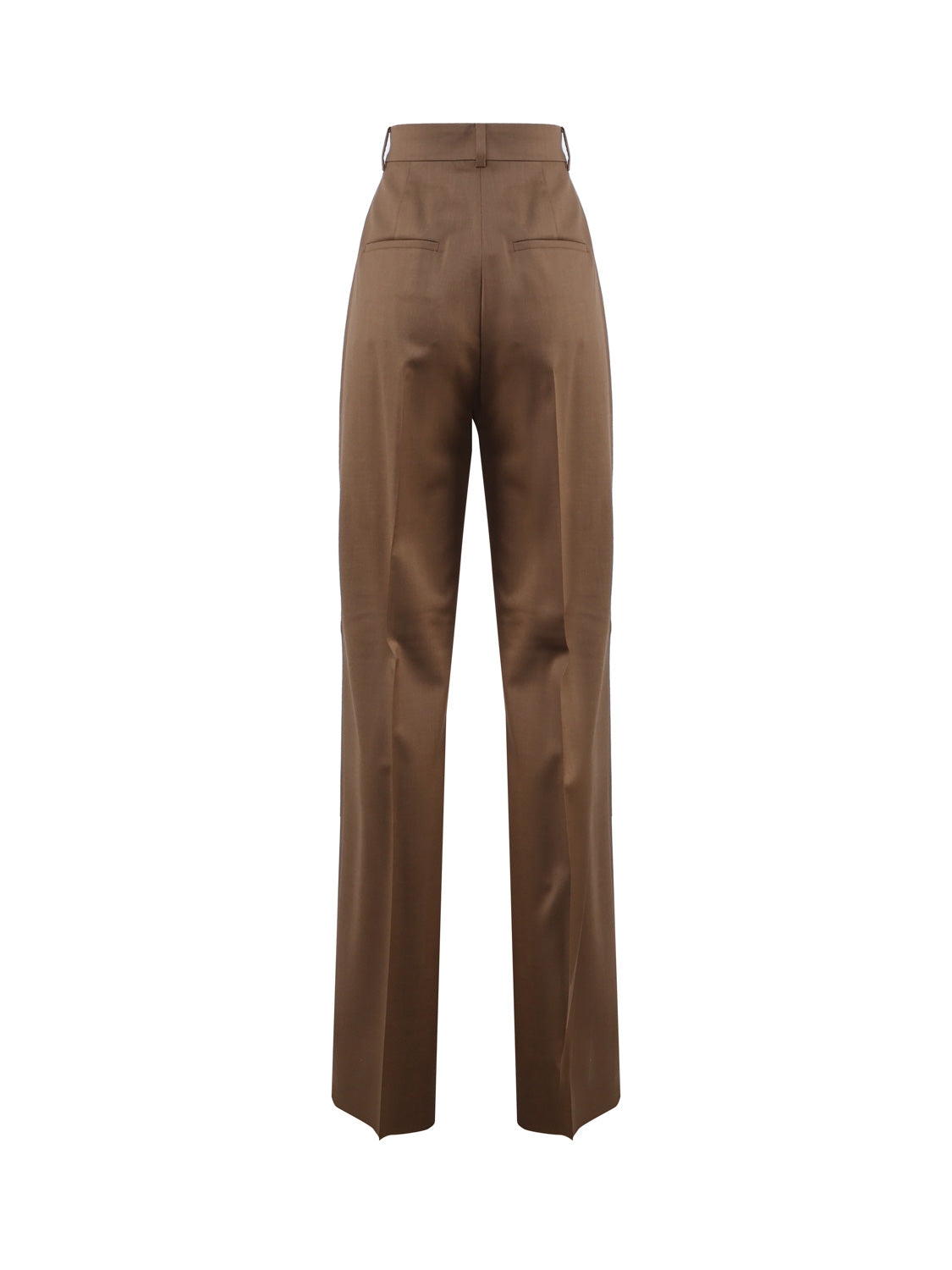 Max Mara Rtw Brown Virgin Wool