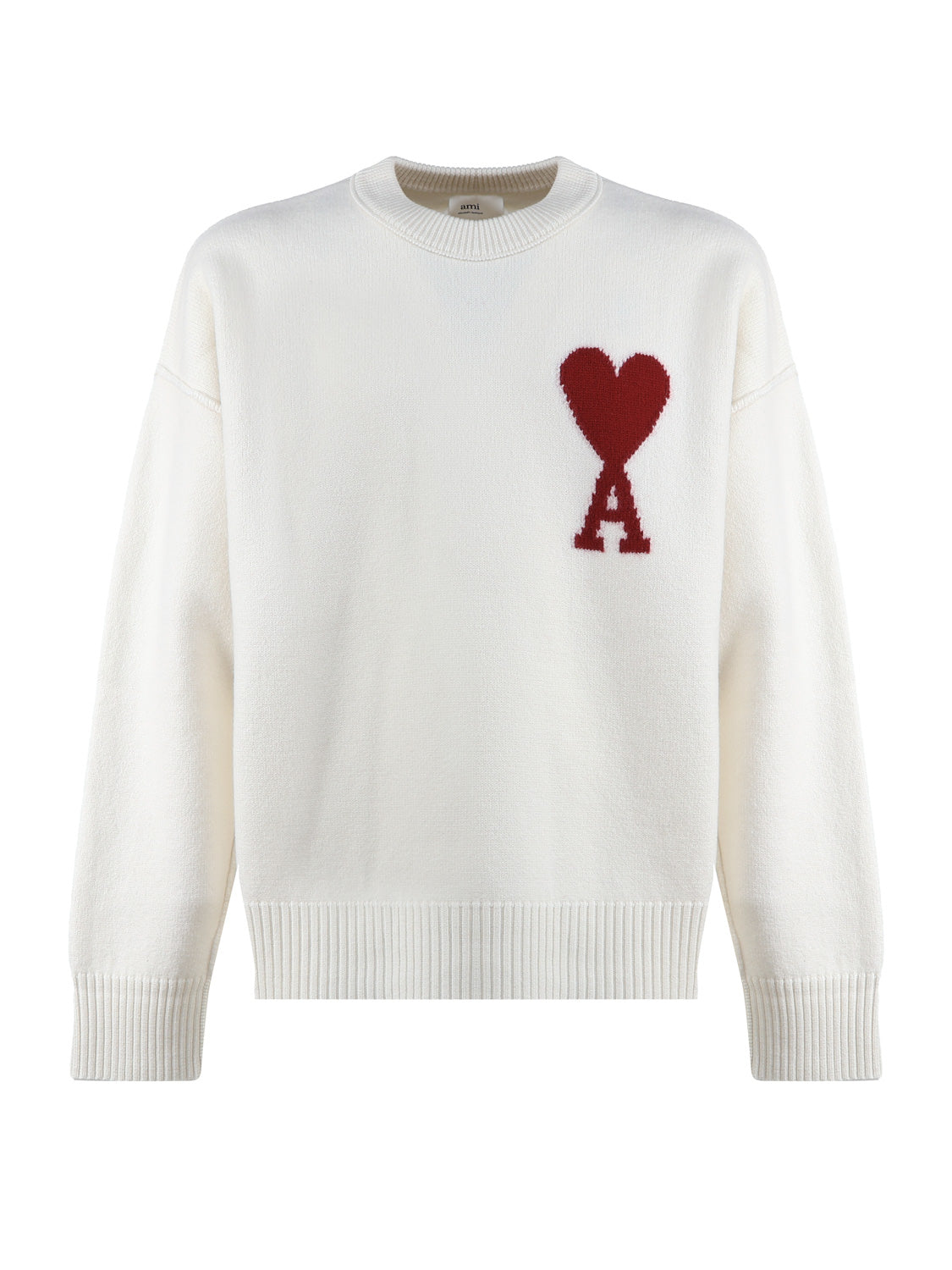Ami Paris Sweaters Off-white Wool