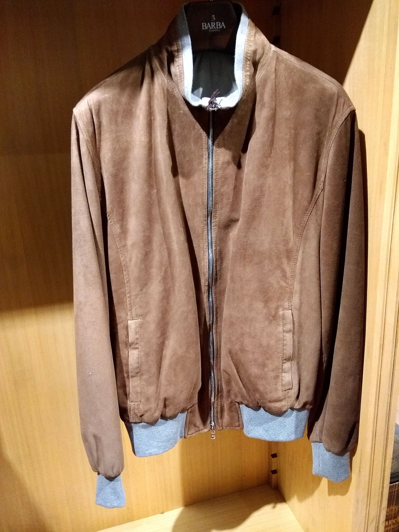 Sport Jacket Brown Nubuck Leather |
