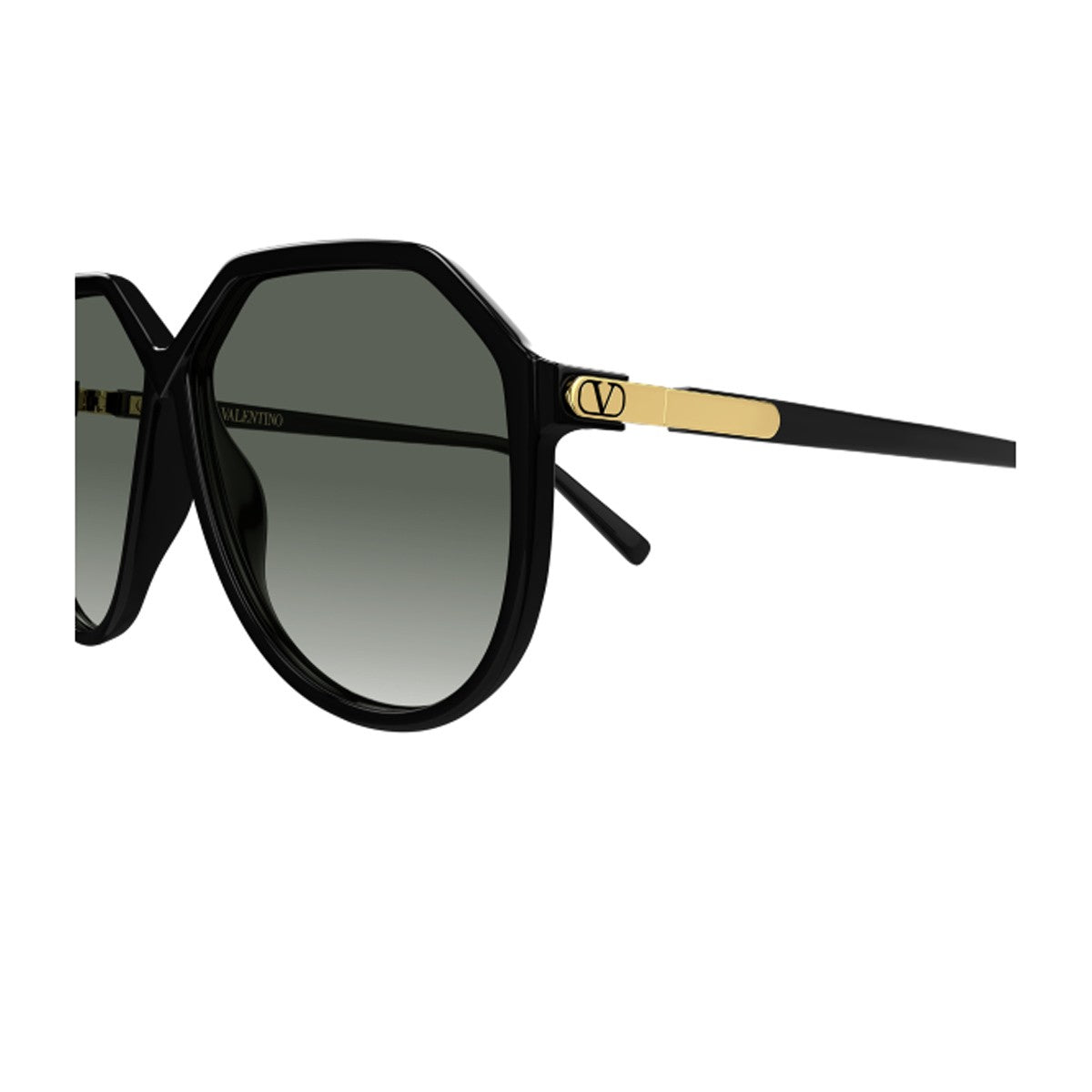 Valentino Vg0026s Linea V Logo Black Bio-iniettato Sunglasses