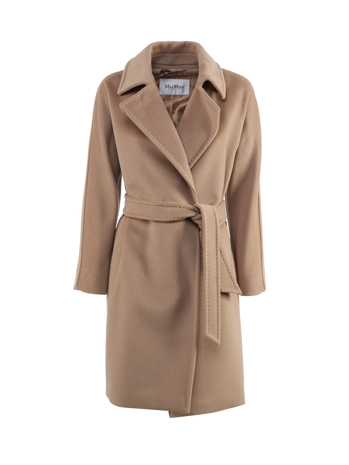 Max Mara Coats Brown Virgin Wool