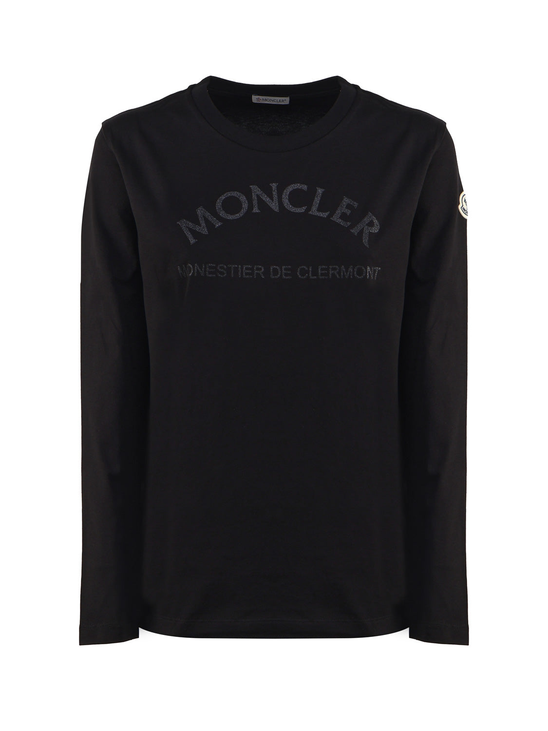 Moncler Sweaters Black Cotton