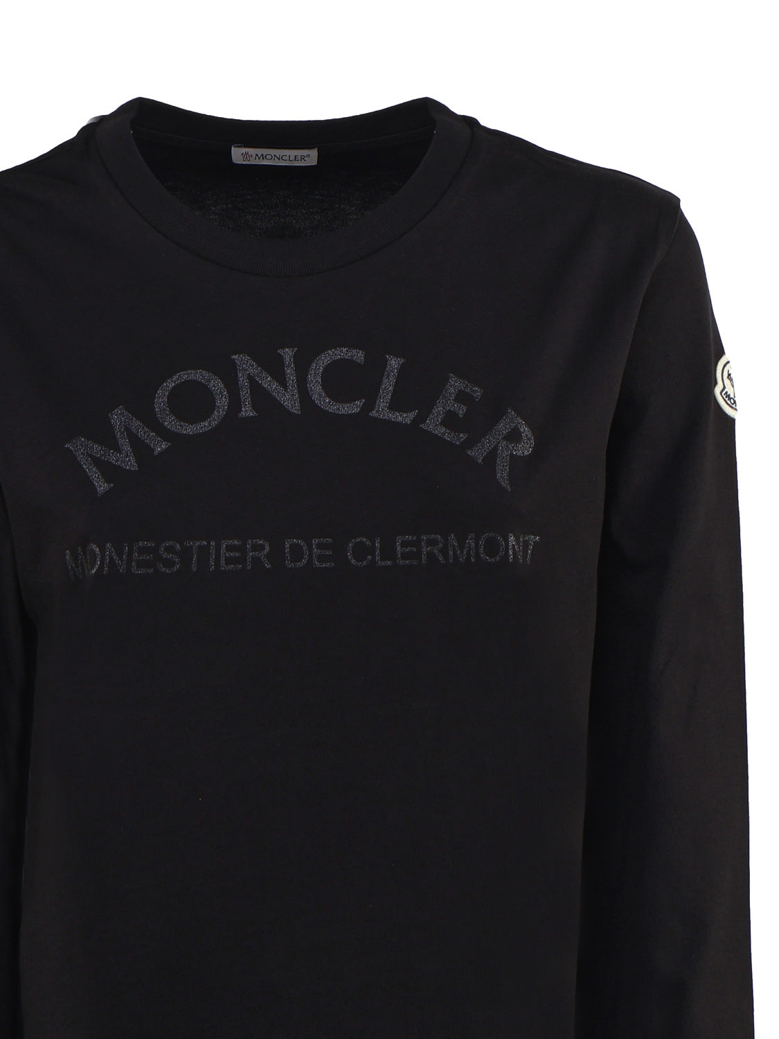 Moncler Sweaters Black Cotton