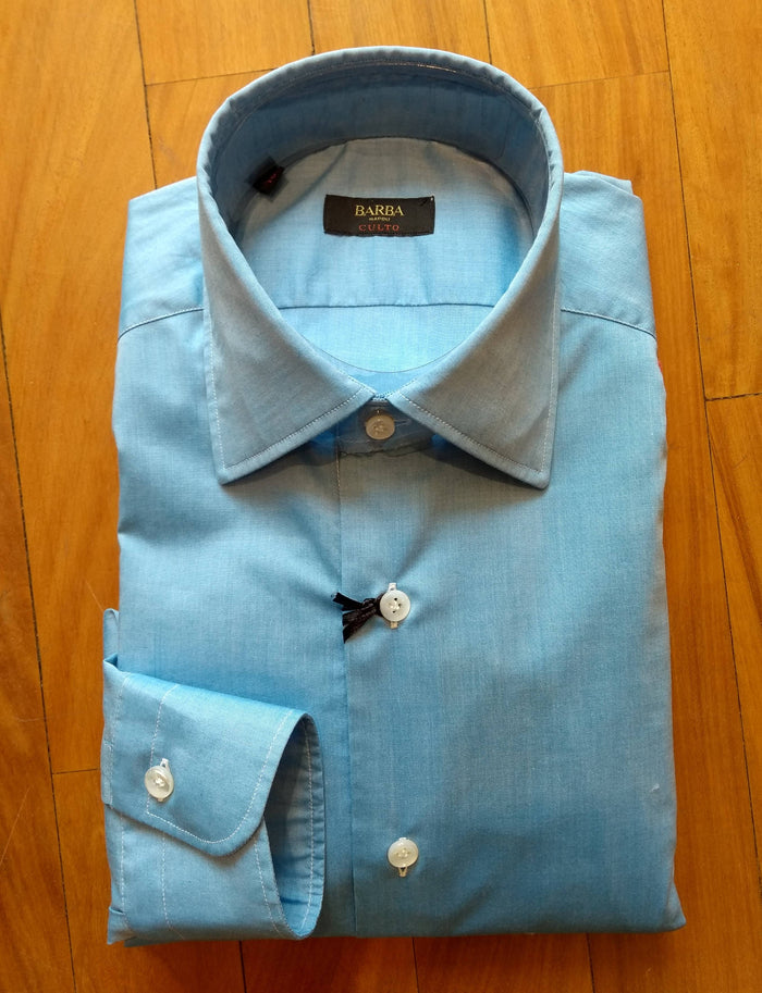 Culto Blue Cotton Shirt