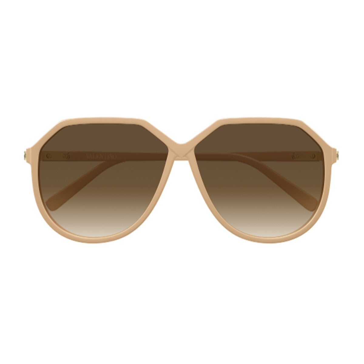 Valentino Vg0026s Linea V Logo Nude Bio-inettato Sunglasses