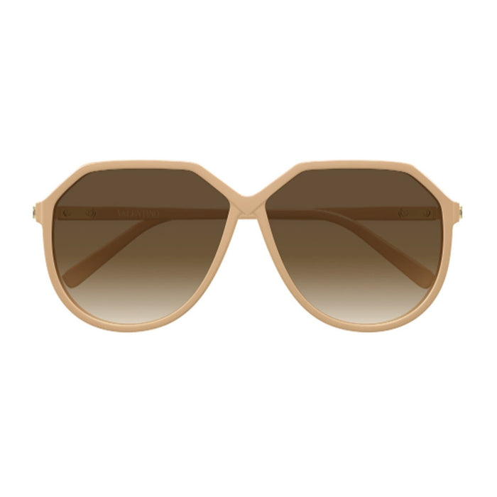 Valentino Vg0026s Linea V Logo Nude Bio-inettato Sunglasses