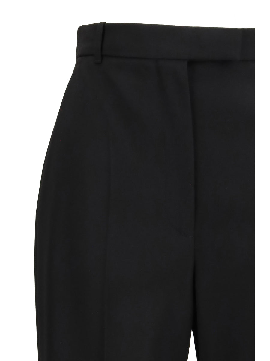 Trousers Black Cotton