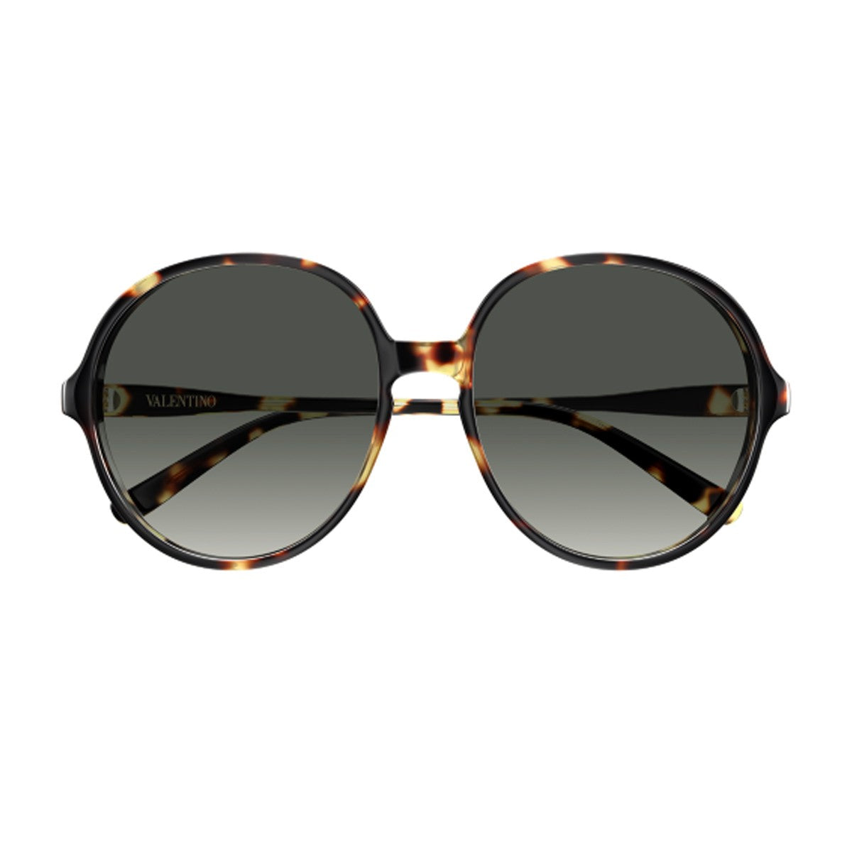 Valentino Vg0017s Linea V Logo Havana Acetato Riciclato Sunglasses
