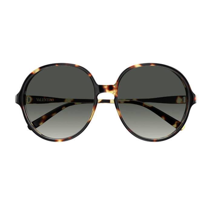 Valentino Vg0017s Linea V Logo Havana Acetato Riciclato Sunglasses