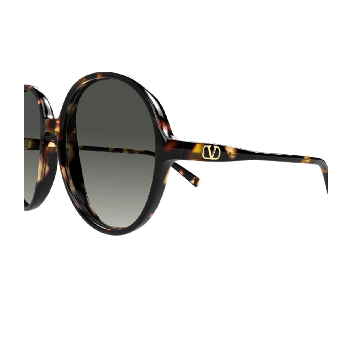 Valentino Vg0017s Linea V Logo Havana Acetato Riciclato Sunglasses