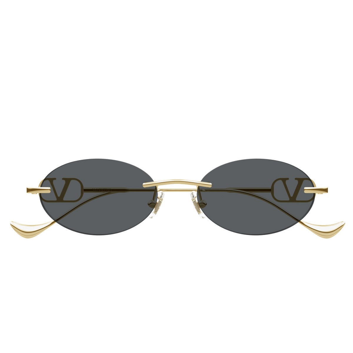 Valentino Vg0032s Linea V Logo Gold Metallo Sunglasses