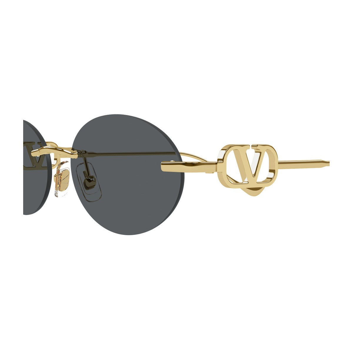 Valentino Vg0032s Linea V Logo Gold Metallo Sunglasses