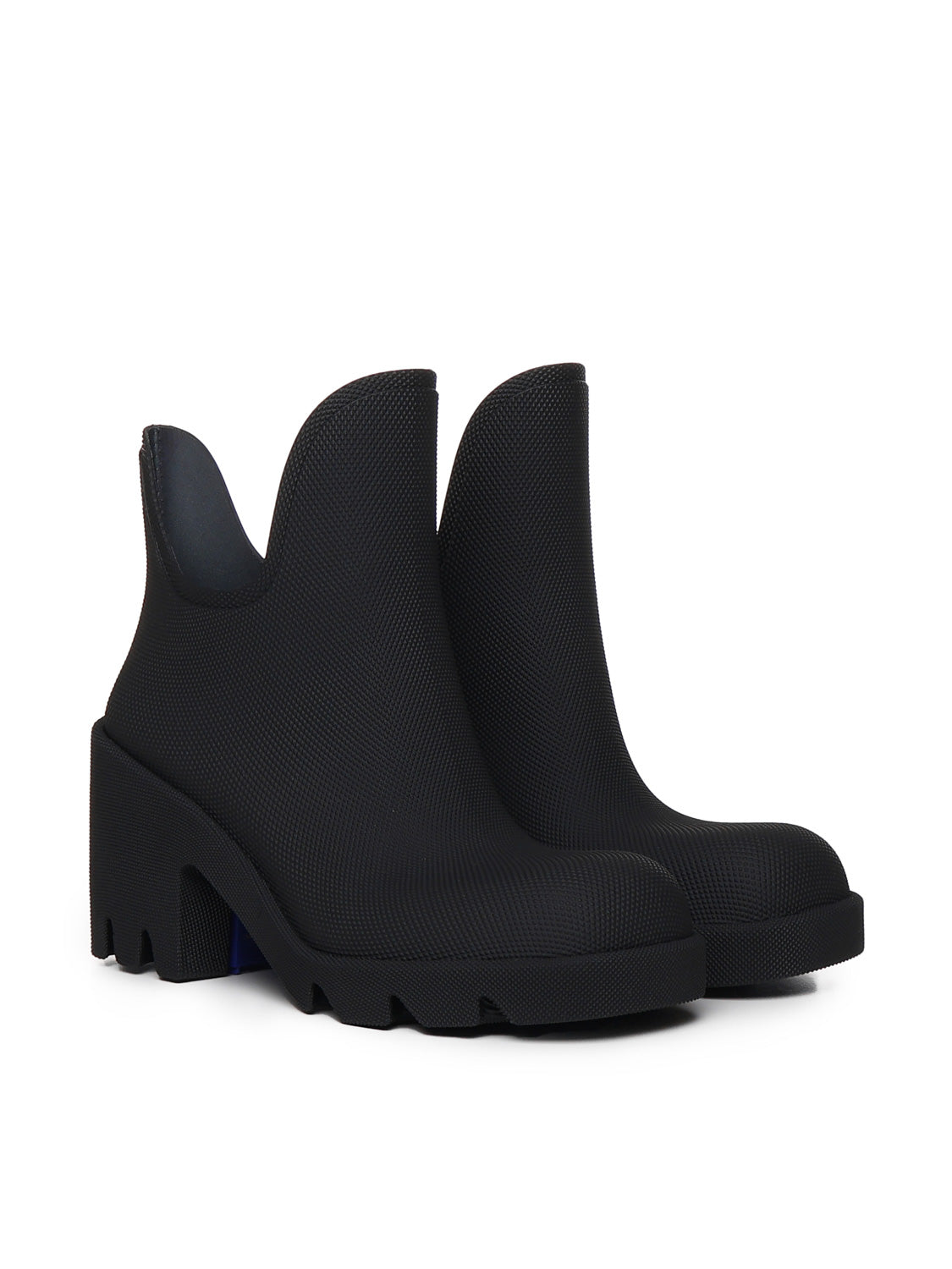 Burberry Boots Black Polyurethane