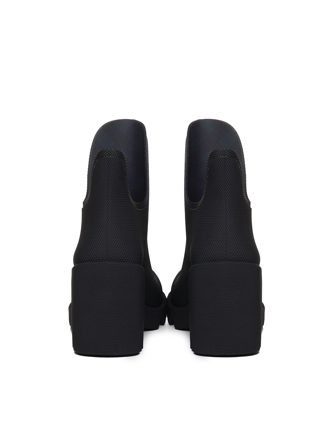 Burberry Boots Black Polyurethane