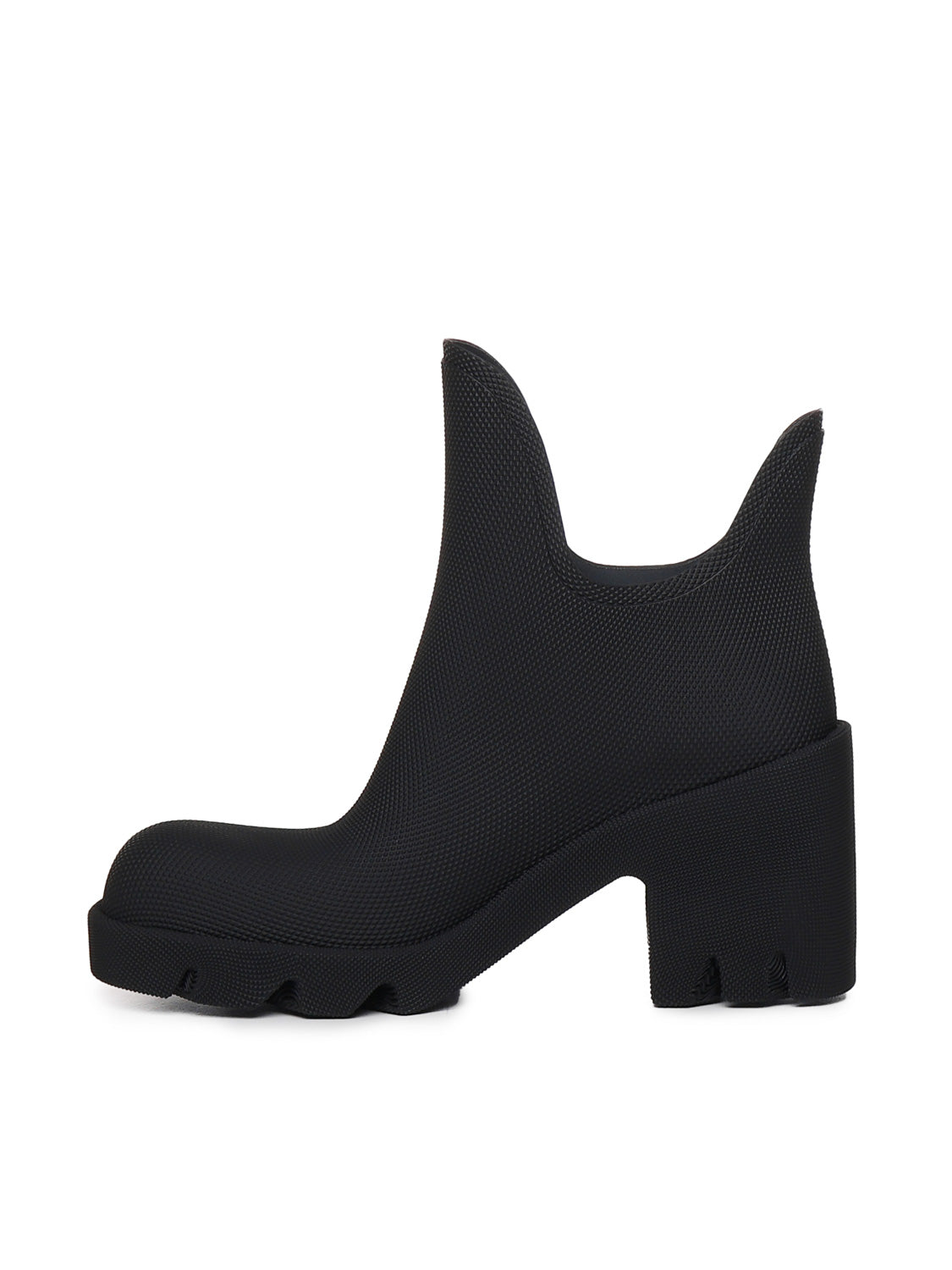 Burberry Boots Black Polyurethane