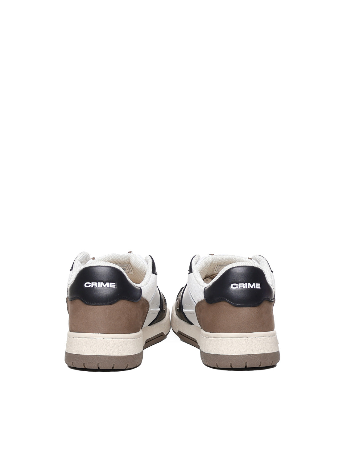 Crime London Sneakers Choco Cream Leather