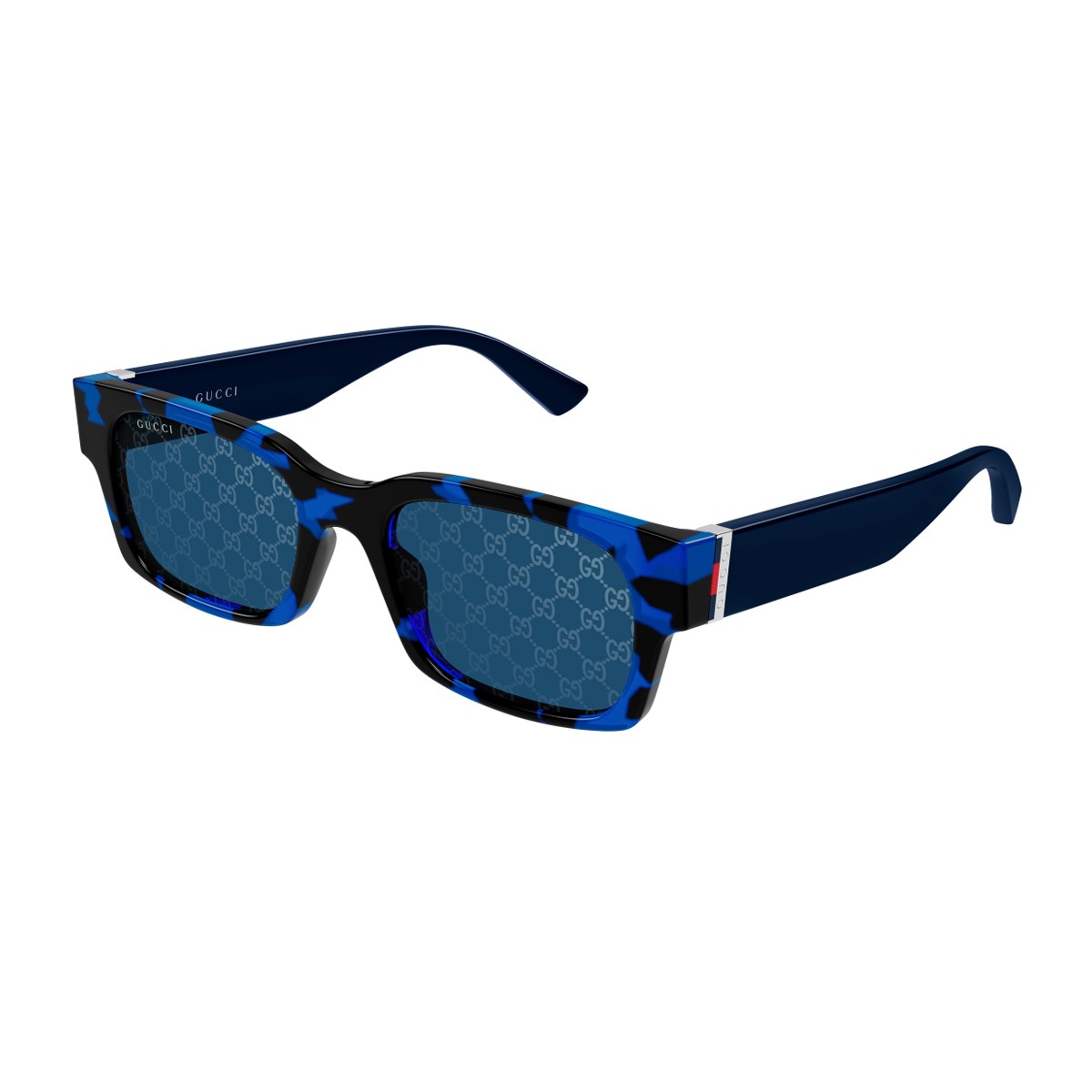 Gucci Gg2084s Linea Sign Blue Iniettato Sunglasses