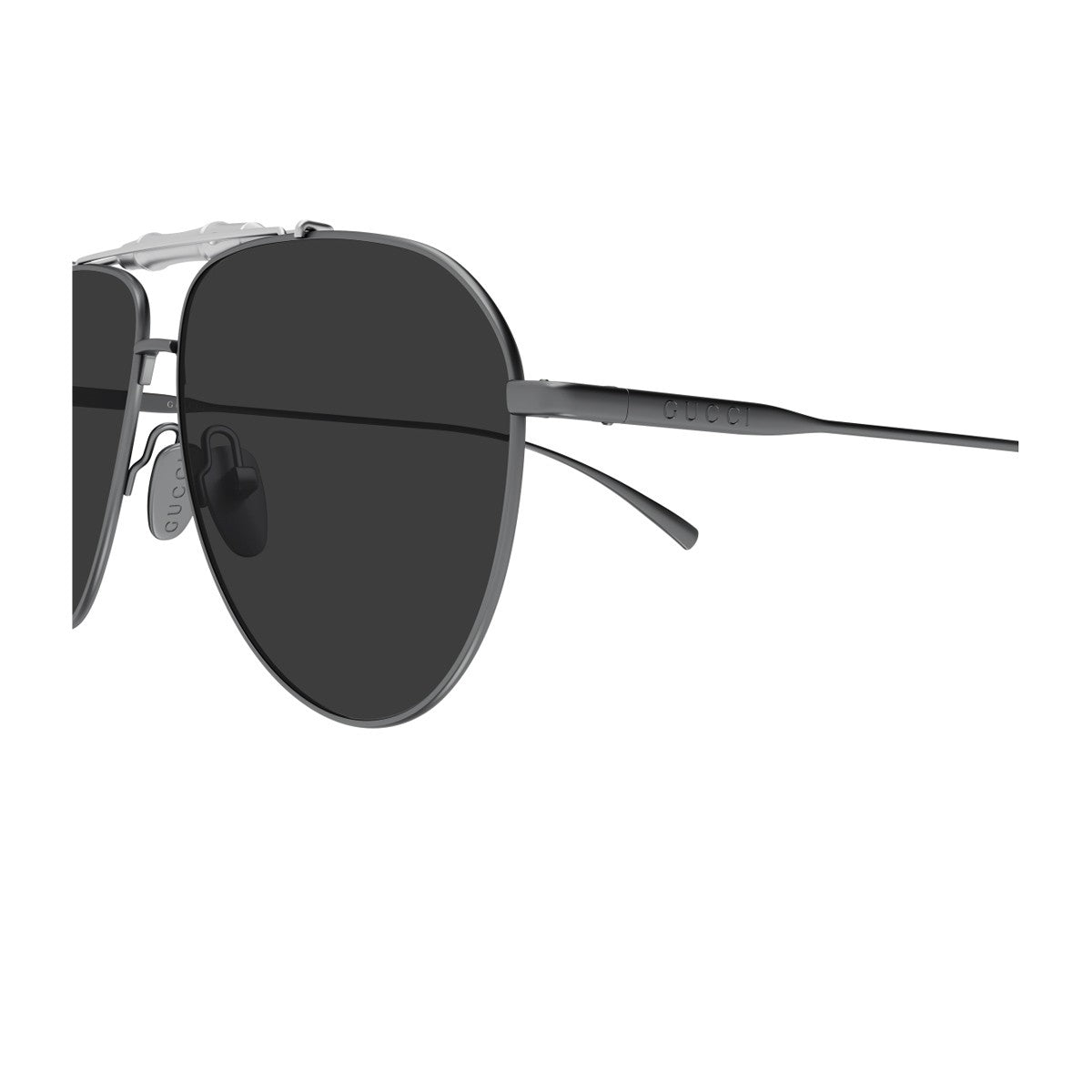 Gucci Gg2064s Linea Sign Gunmetal Metallo Sunglasses