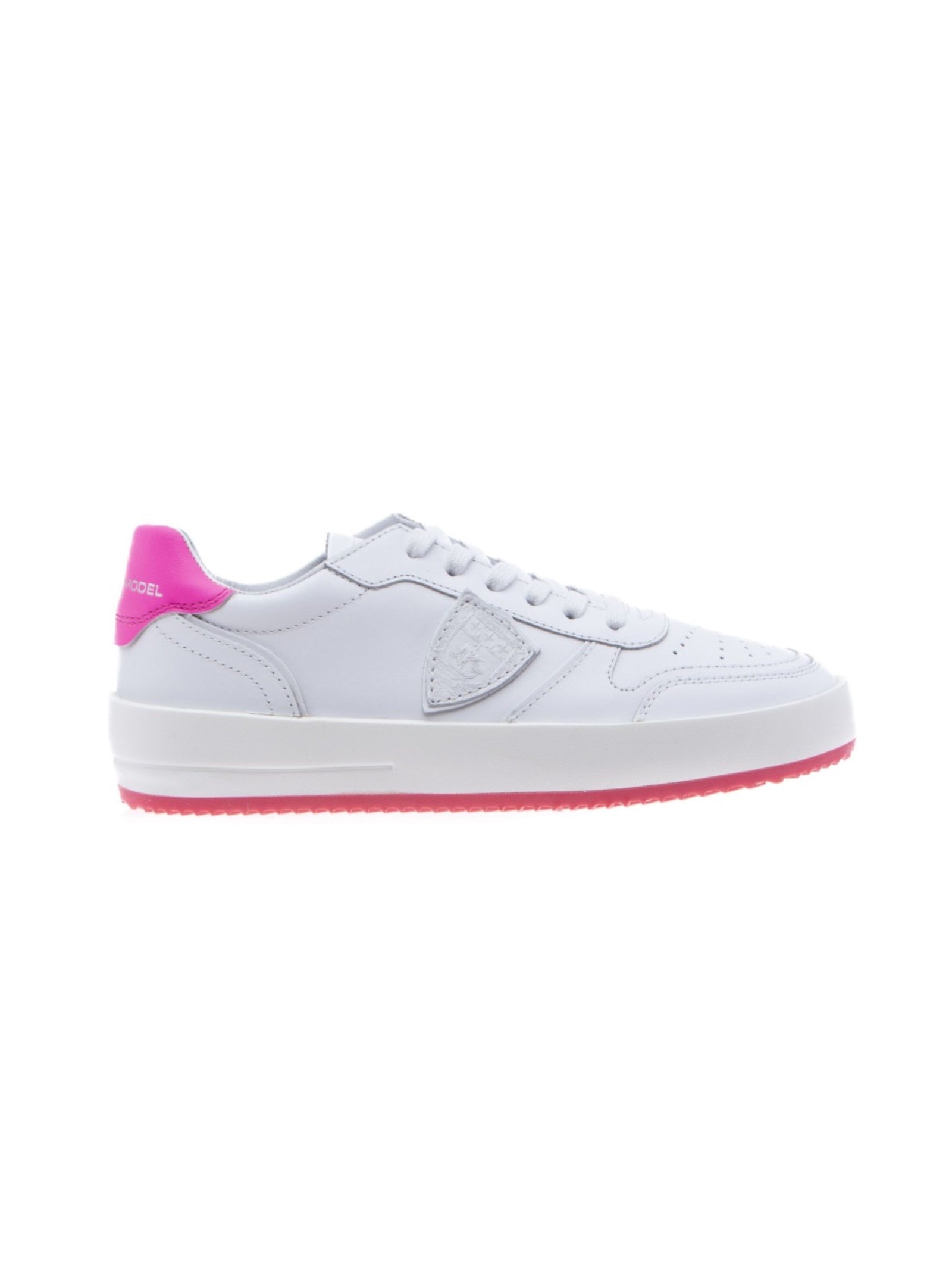 Nice Low Woman White Calf Leather Shoe