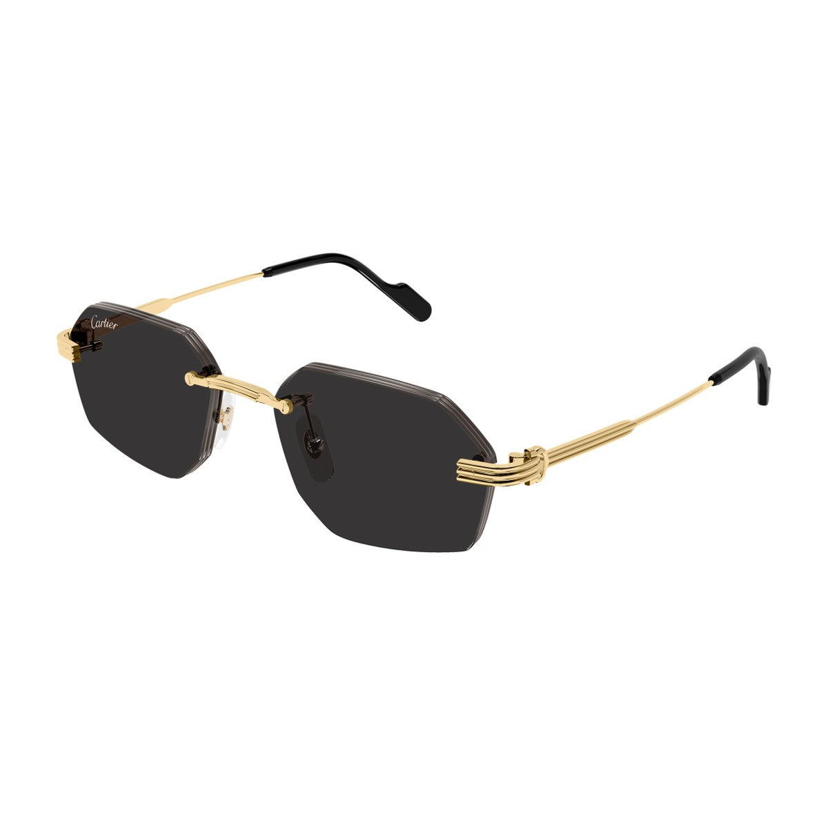 Cartier Ct0616s Linea Première De Gold Metallo Sunglasses