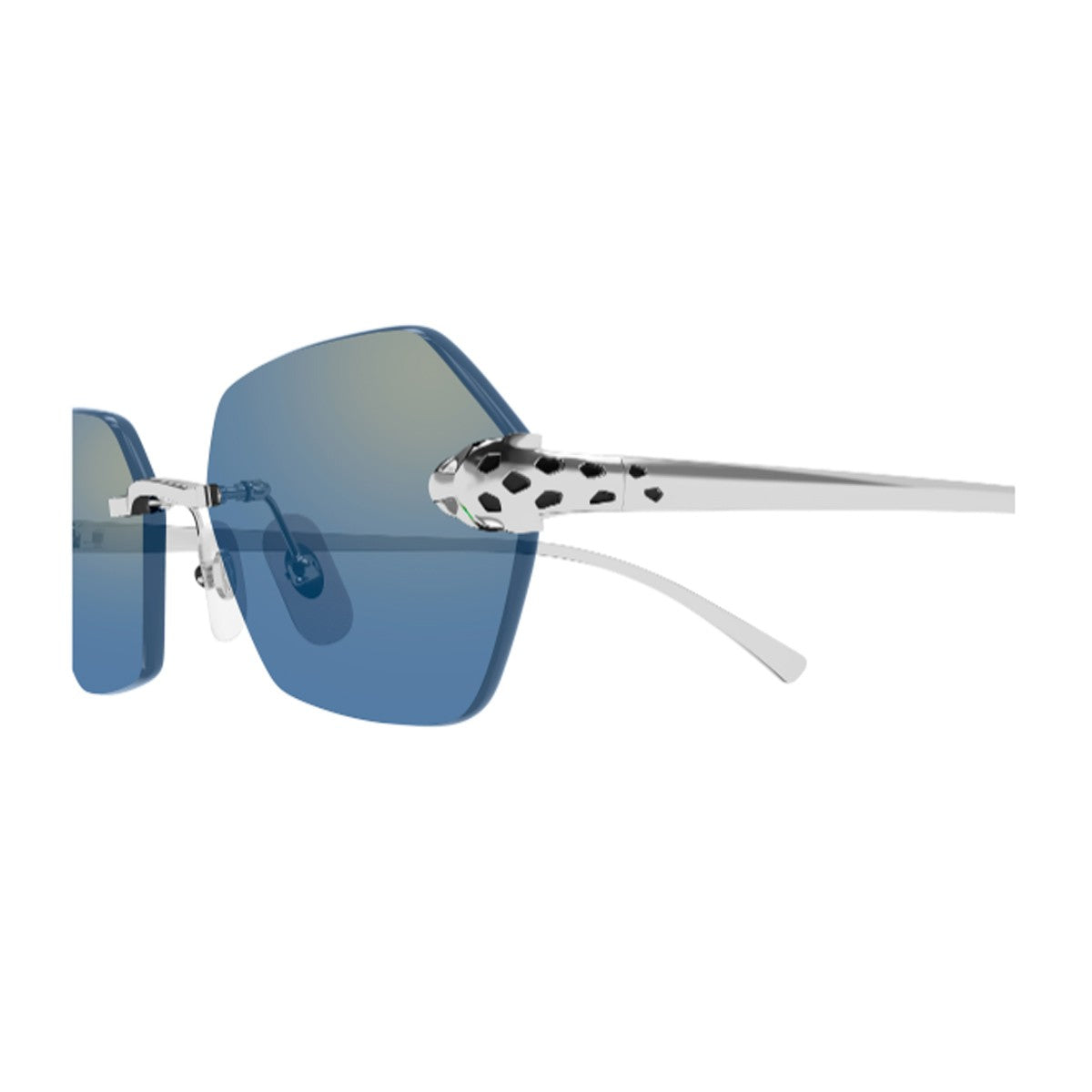 Cartier Ct0636s Panthère De Silver Metallo Sunglasses