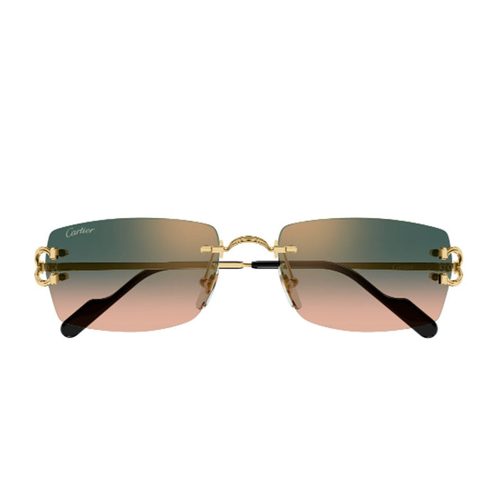 Cartier Ct0550s Linea Decor C Classique Gold Metallo Sunglasses