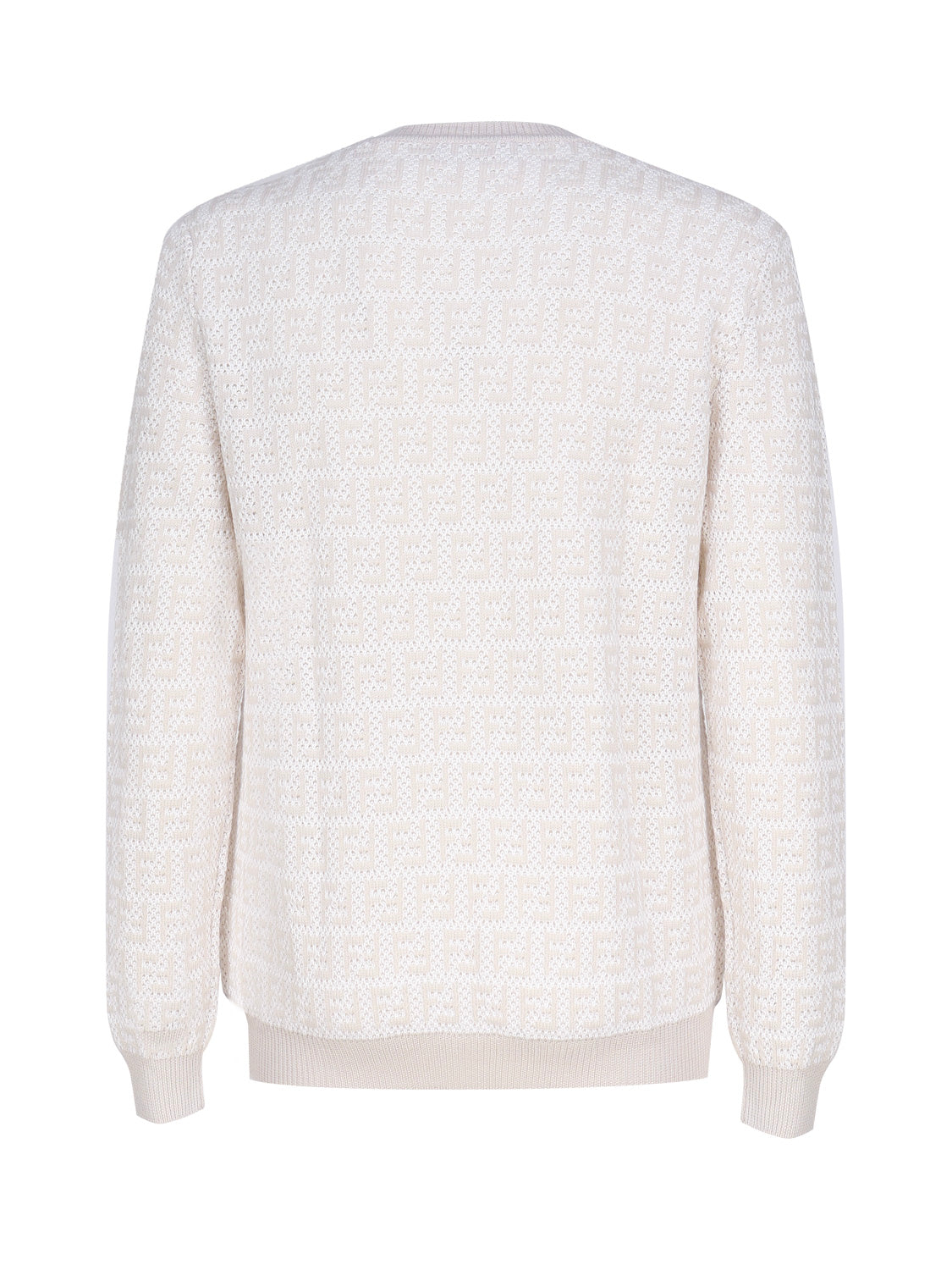 Fendi Sweaters Beige Wool