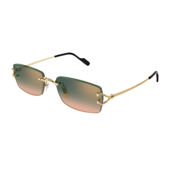 Cartier Ct0550s Linea Decor C Classique Gold Metallo Sunglasses