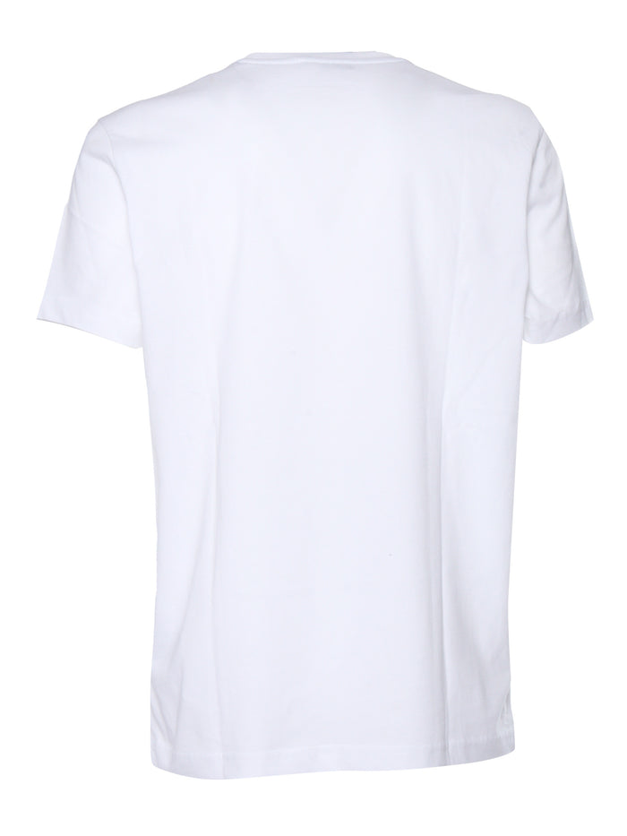 White t-shirt with pocket Cotton Short Sleeves